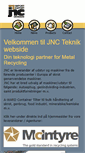 Mobile Screenshot of jnc-teknik.dk